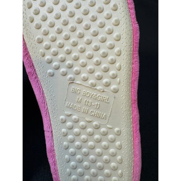 Girls Pink Peeps House Slippers, Size 13-1 - Picture 4 of 6
